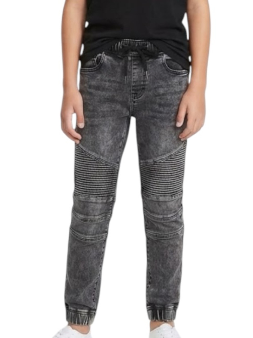 JEANIOLOGIE Jackson Tapered Jeans Grey Wash 12Y Streetwear